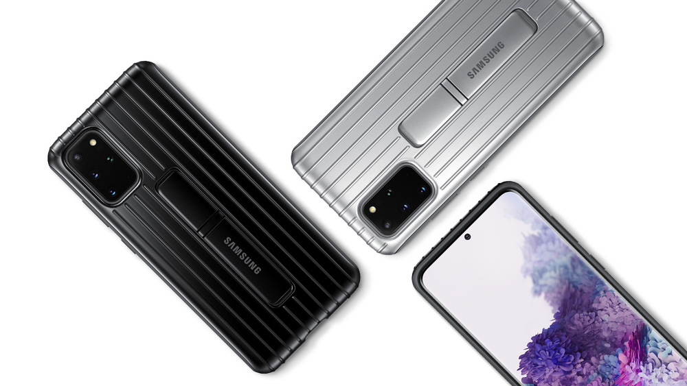 Kryt na mobil Samsung Standing Cover na Galaxy S20+ čierny