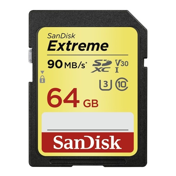 Pamäťová karta SANDISK SDXC Extreme 64GB UHS-I U3 (150R/60W)