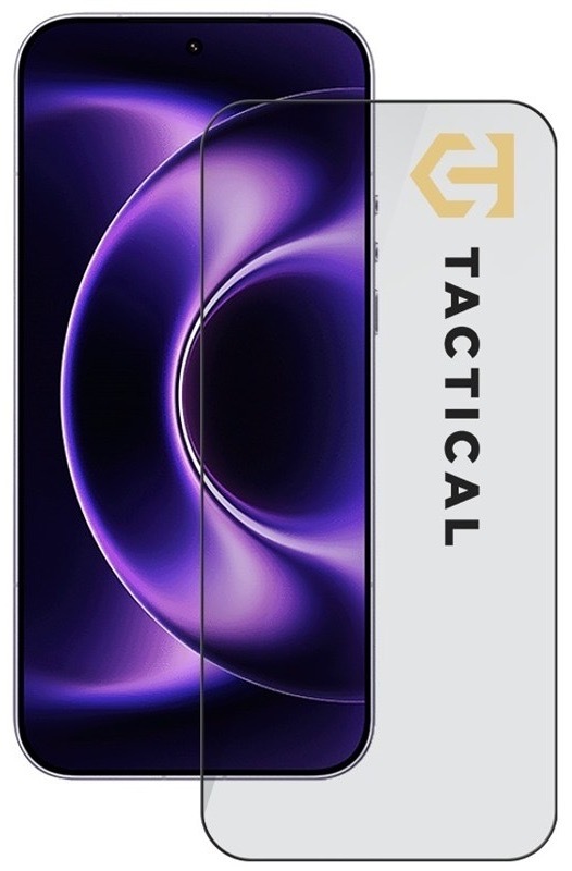 Tvrdené sklo Tactical na Xiaomi 17 Ultra, čierna farba