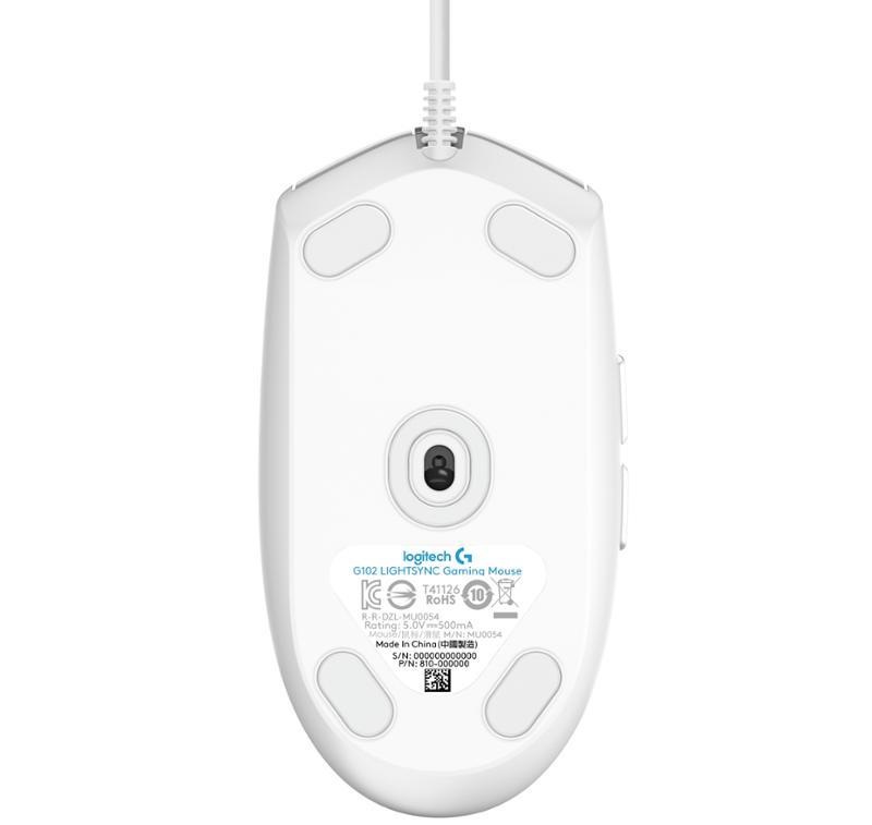 Myš Logitech G102 Lightsync biela Myš Logitech G102 Lightsync biela