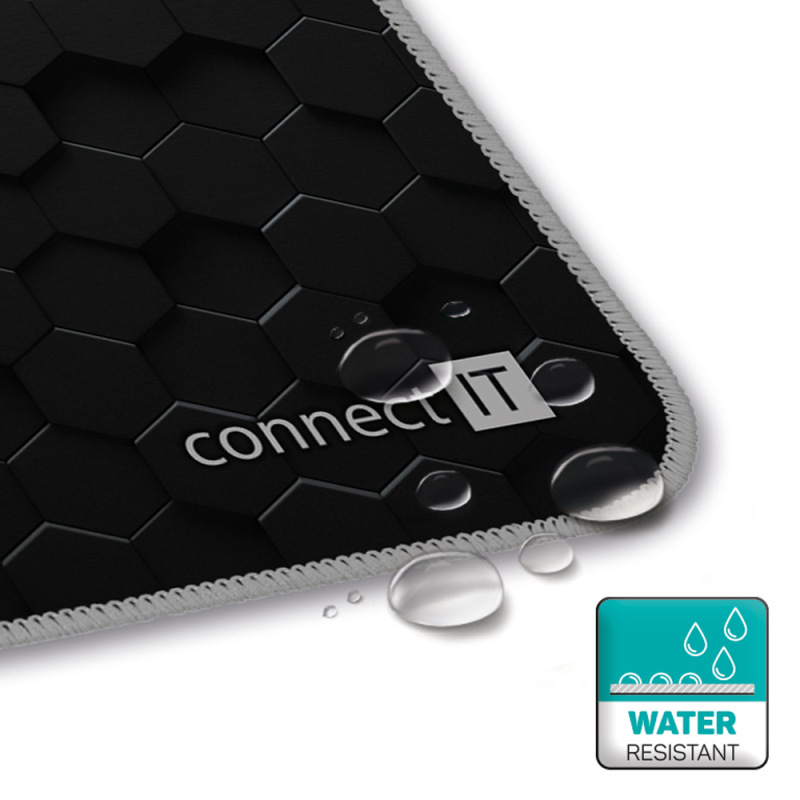 Podložka pod klávesnicu a myš Connect IT XL, 79,5 x 34,5 cm Podložka pod myš - odpuzuje vodu