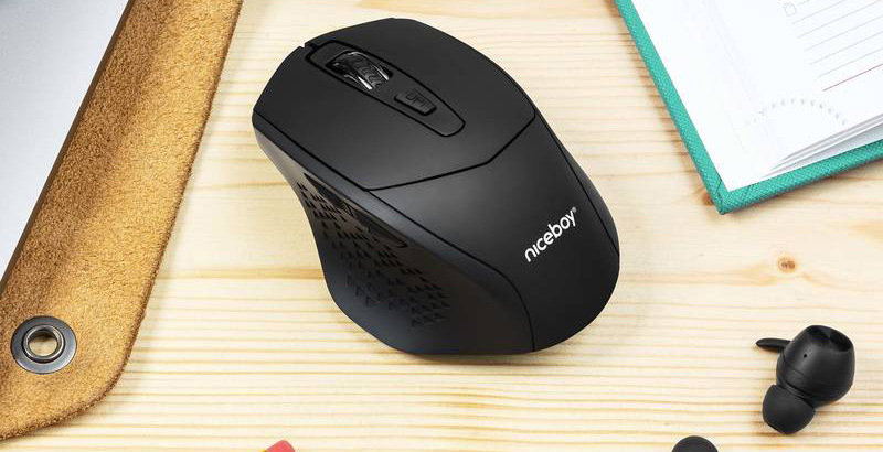 Klávesnica s myšou Niceboy Office MK10 Combo Comfort Set čierna Klávesnica s myšou Niceboy Office MK10 Combo Comfort Set čierna