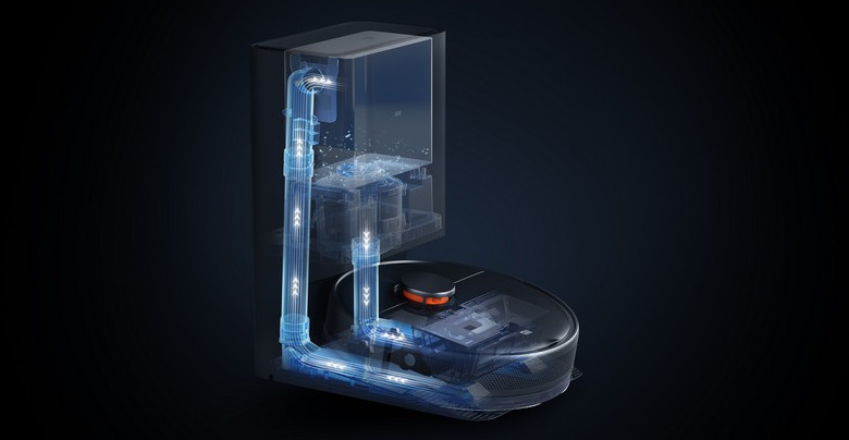 Vysýpacia stanica Xiaomi Mi Robot Vacuum Mop 2 Ultimate Autoempty Station čierna Designový