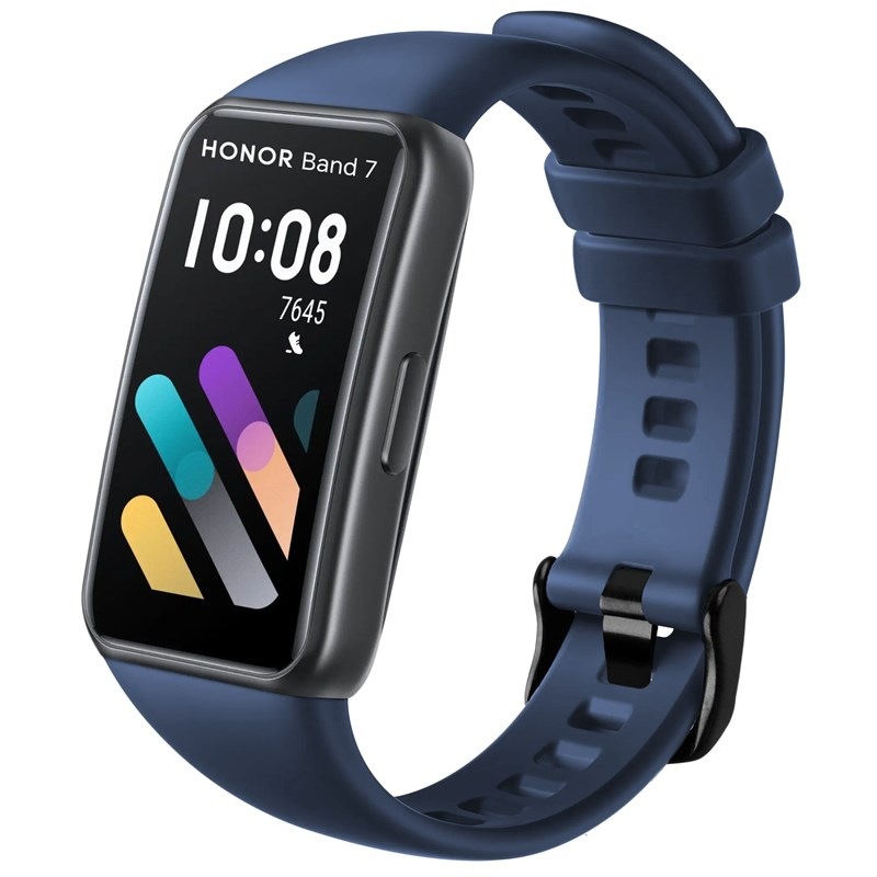 Remienok FIXED Silicone Strap na Honor Band 6/7 modrý