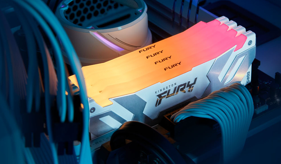 Pamäťový modul Kingston FURY Renegade White RGB XMP 48GB (2x24GB) 8400MHz DDR5 CL40 CUDIMM Pamäťový modul Kingston FURY Renegade White RGB XMP 48GB (2x24GB) 8400MHz DDR5 CL40 CUDIMM