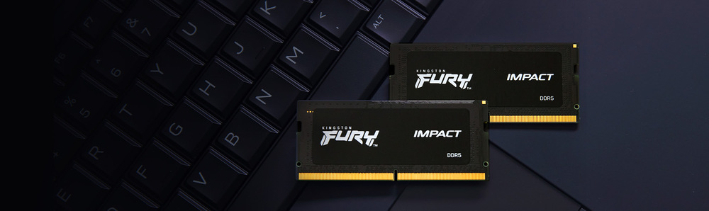 Pamäťový modul SODIMM Kingston FURY Impact 64GB (2x32GB) DDR5 5600MHz CL40 SO-DIMM Kingston FURY Impact DDR5