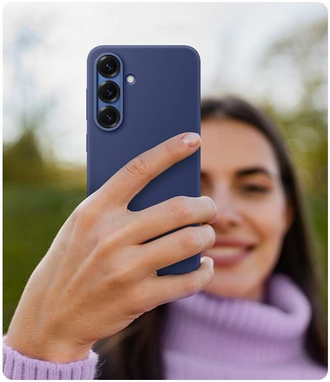Kryt na mobil Samsung Silicone na Galaxy S25 modrý Kryt na mobil Samsung Silicone na Galaxy S25 modrý