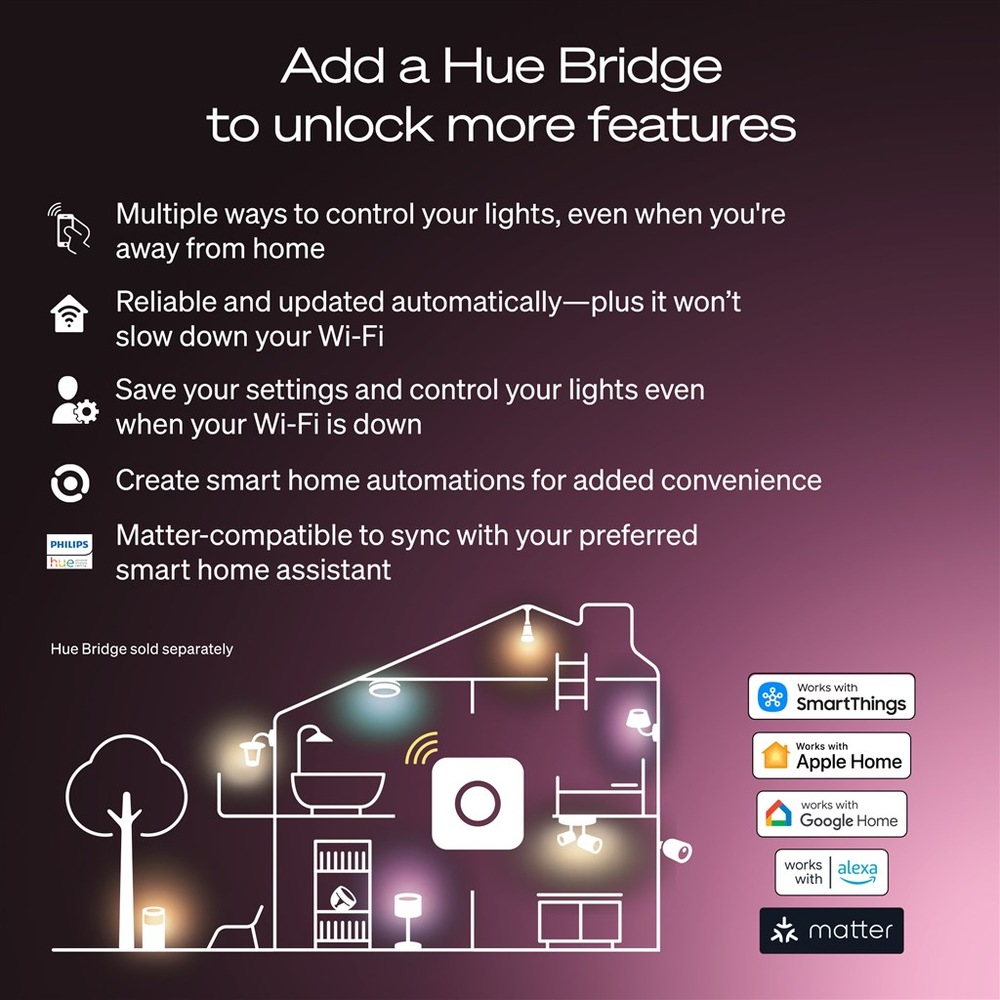 Inteligentná žiarovka Philips Hue Bluetooth, E27, 810 lm, White Ambiance (4 ks) PHI929003854808_05