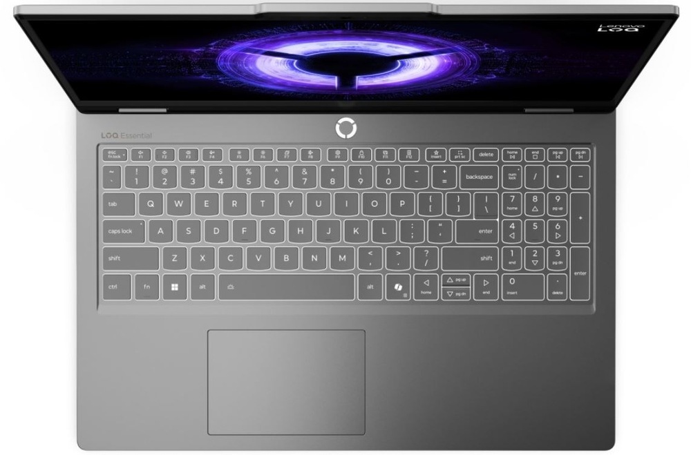 Klávesnica a displej notebooku Lenovo LOQ Essential 15IRX11