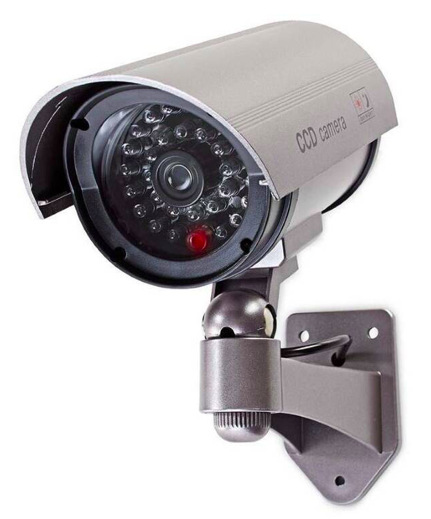 Maketa zabezpečovacej kamery Nedis s infračervenou LED, bullet, IP44, vonkajšie Maketa zabezpečovacej kamery Nedis s infračervenou LED, bullet, IP44, vonkajšie