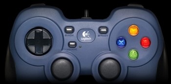 Gamepad Logitech F310 pre PC modrý