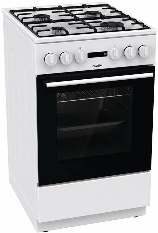 Kombinovaný sporák Mora K 5255 BW biely