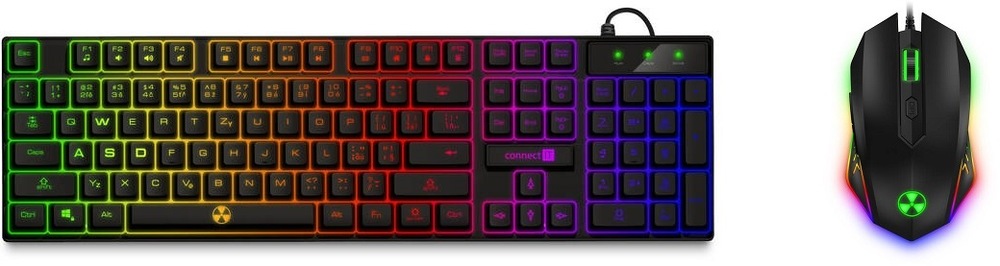 Klávesnica s myšou Connect IT BATTLE CKM-3200-CS, CZ + SK layout čierna Connect IT BATTLE CKM-3200-CS