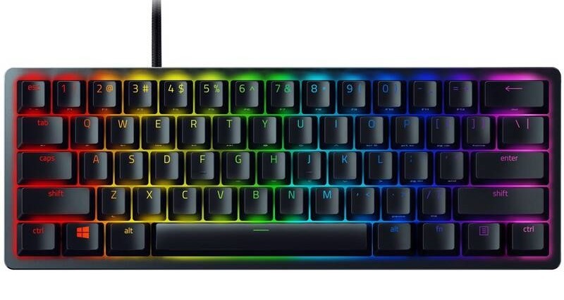 Klávesnica Razer Huntsman Mini (Purple Switch) - US Layout čierna