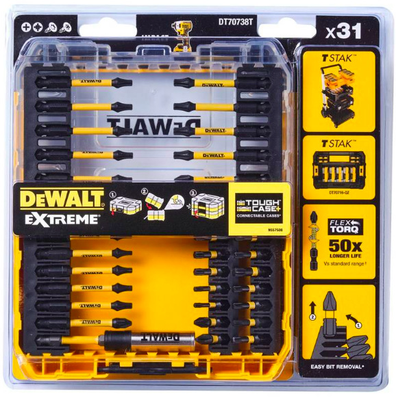 Súprava bitov Dewalt DT70738T-QZ 31 dielov