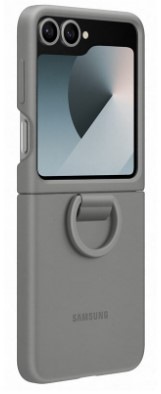 Kryt na mobil Samsung Silicone Case na Galaxy Z Flip6/Z Flip7 FE sivý