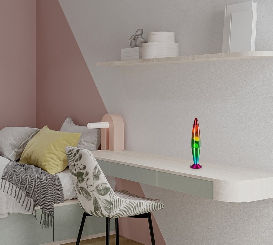 Stolná lampička Rabalux LOLLIPOP RAINBOW2 ružová Stolová lampička Rabalux LOLLIPOP RAINBOW2 - ružová