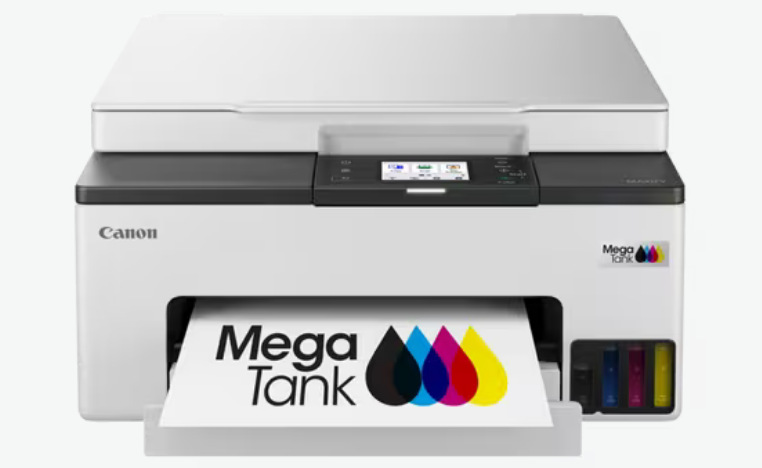 Tlačiareň multifunkčná Canon MAXIFY GX1041 biela Tlačiareň Canon MAXIFY s logom technológie MegaTank a automatickým podávačom ADF.