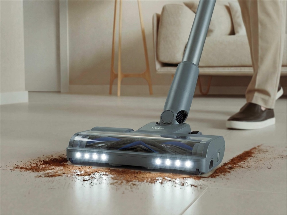 Tyčový vysávač Haier I-PRO CLEAN M1 Pet Flexi HCVM1S50PX 011 sivý/bronzový Vysávač automaticky rozpozná nečistoty