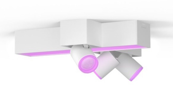 Bodové svietidlo Philips Hue Centris White and Color Ambiance 3 Spot biele Bodové svietidlo Philips Hue Centris White and Color Ambiance 3 Spot biele