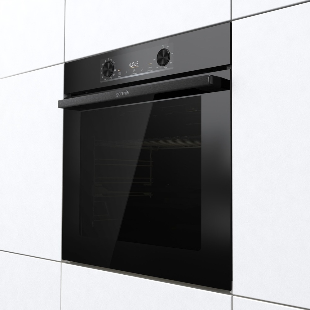 Rúra Gorenje Essential BOS6737E13BG čierna Vstavaná rúra Gorenje BOS6737E13BG, čierna, tlmené otváranie a zatváranie dvierok