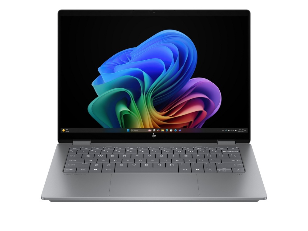 Notebook HP OmniBook X Flip NG AI PC 14-fm0433nc + Game Pass predplatné na 3 mesiace strieborný/sivý Notebook HP OmniBook X Flip NG AI 14-fm0433nc