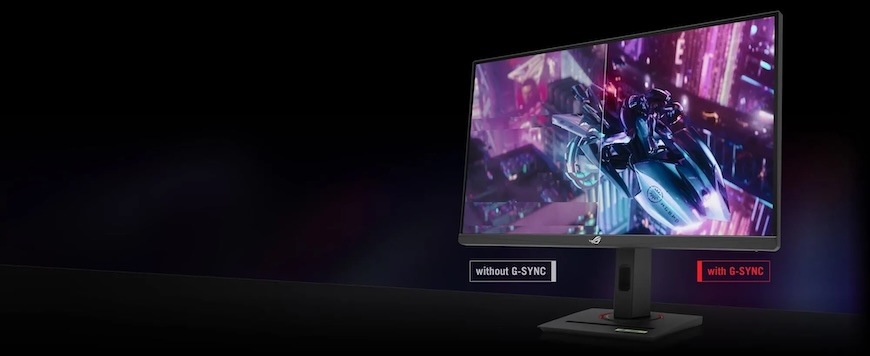 Herný monitor Asus ROG Strix XG27ACMS čierny Užite si hranie bez trhania obrazu vďaka kompatibilite s G-SYNC a FreeSync.