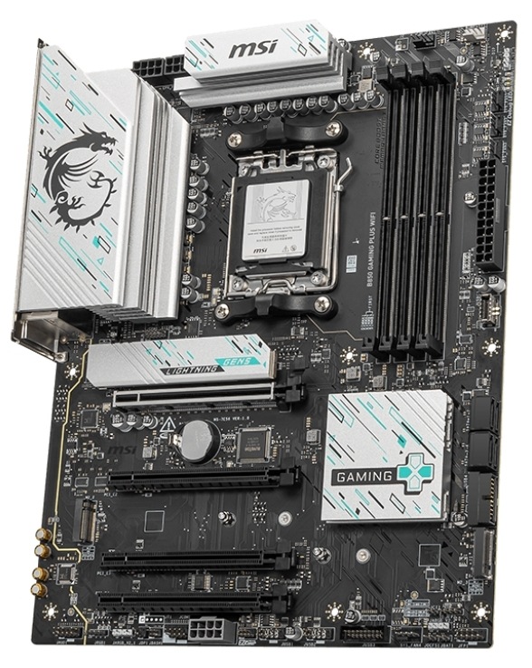 Základná doska MSI B850 GAMING PLUS WIFI Základná doska MSI B850 GAMING PLUS WIFI AMD AM5, ATX, čierna farba