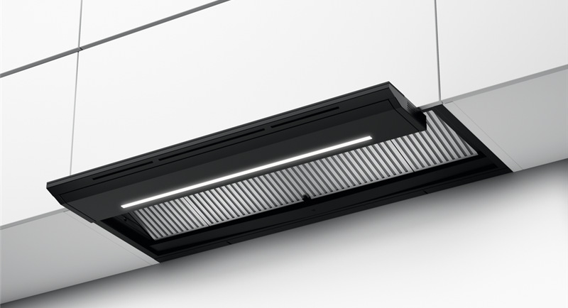 Odsávač pár Faber IN-NOVA ZERO DRIP EXTREME BK MATT A60 ponúka úspornú LED technológiu pre rovnomerné nasvietenie pracovnej zóny