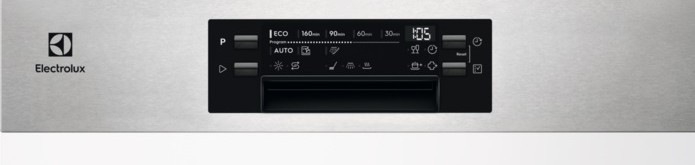 Umývačka riadu Electrolux 300 AirDry EES47300IX Ovládací panel umývačky Electrolux EES47300IX