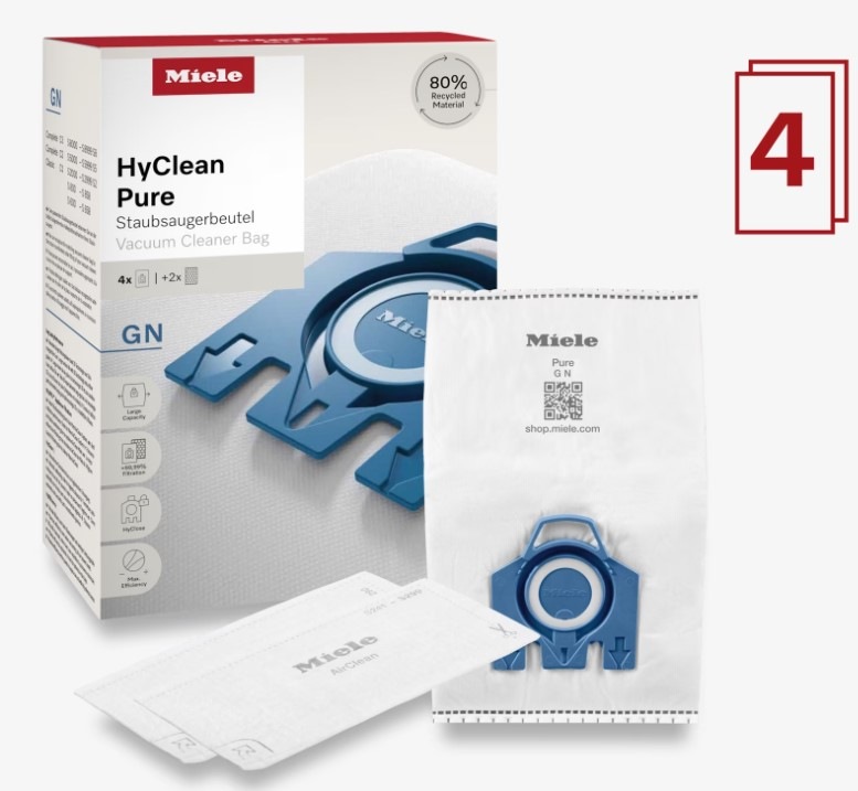 Vrecká pre vysávače Miele HyClean Pure GN (4 ks) Vrecká pre vysávače Miele HyClean Pure GN (4 ks)