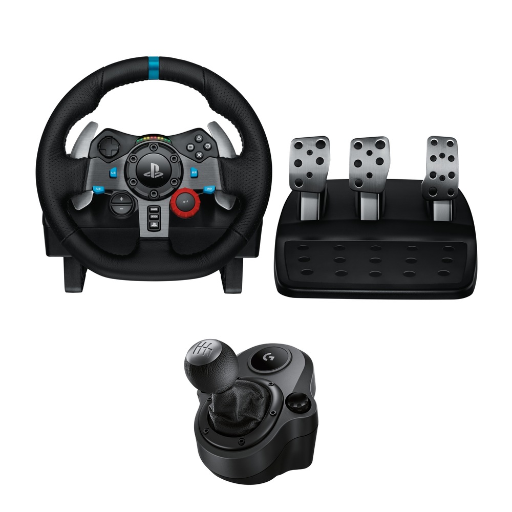 Volant Logitech G29 Driving Force pro PS3, PS4, PS5, PC + pedály + Driving Force Shifter čierny Volant Logitech G29 Driving Force pro PS3, PS4, PS5, PC + pedály + Driving Force Shifter čierny
