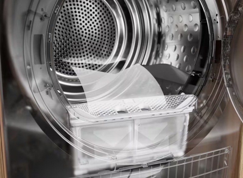 Sušička bielizne Electrolux Série 700 EW7D495UDC ocel Otvorená sušička Electrolux a filter EasyClean Electrolux.