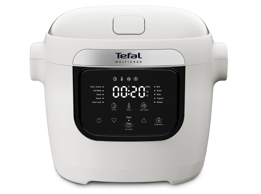 Multifunkčný hrniec Tefal MY700BF0 Multicook vo svetlo šedom prevedení.
