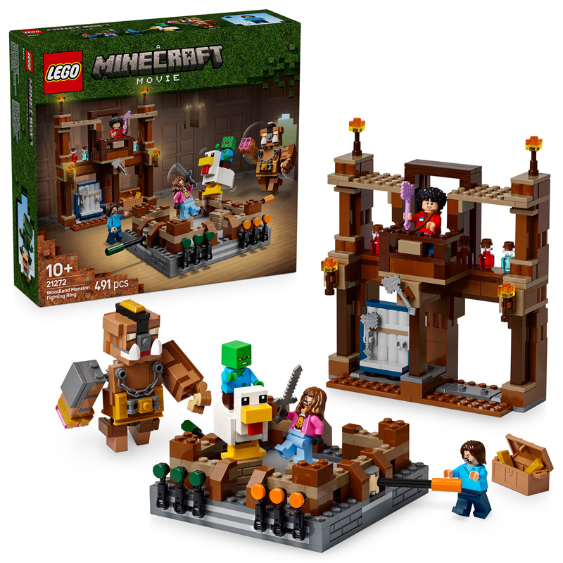 Stavebnica LEGO® Minecraft® 21272 Bojový krúžok v Lesnom sídle