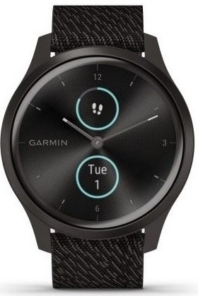 Inteligentné hodinky Garmin vivomove3 Style Slate / Black Nylon