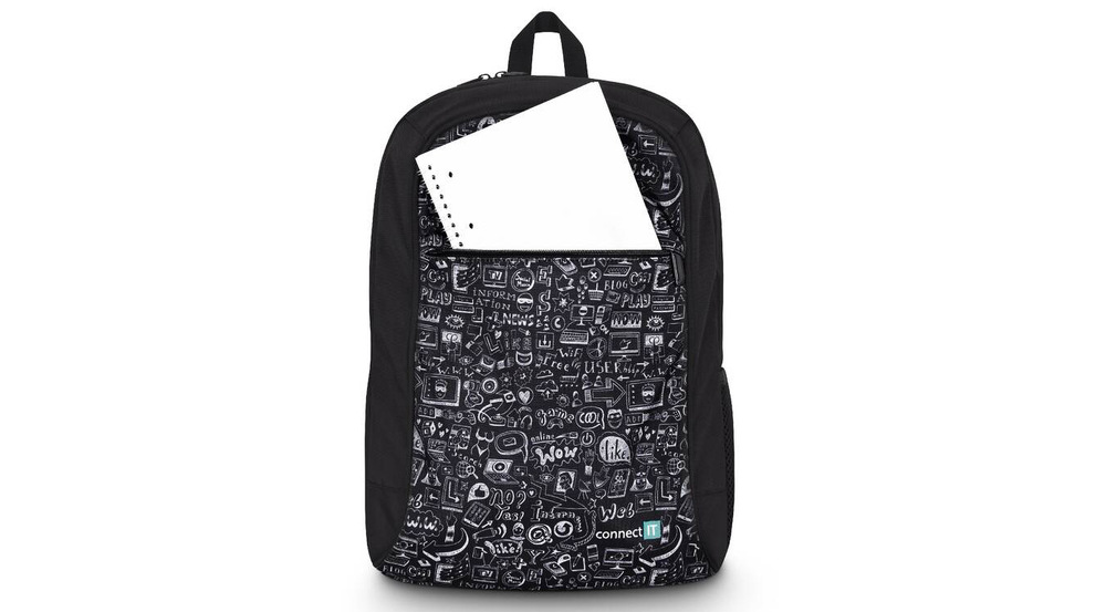 Batoh na notebook Connect IT Doodle na 15.6“ čierny