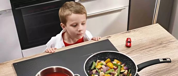 Varná indukčná doska Mora VDIS677FF, čierna, Detský zámok