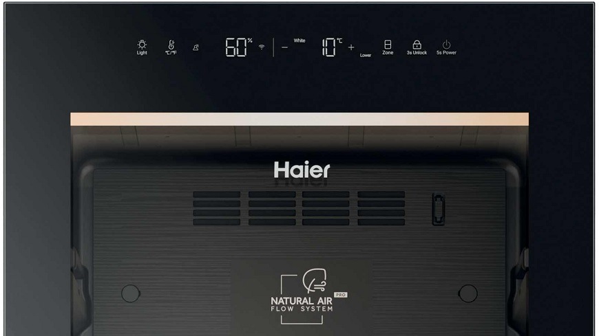 Vínotéka Haier HWS201GDFH1 čierna