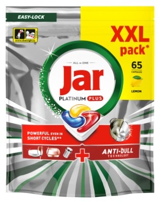 Kapsuly do umývačky Jar Platinum Plus Lemon (65 ks) Tablety do umývačky Jar Platinum Plus Lemon (65 ks)