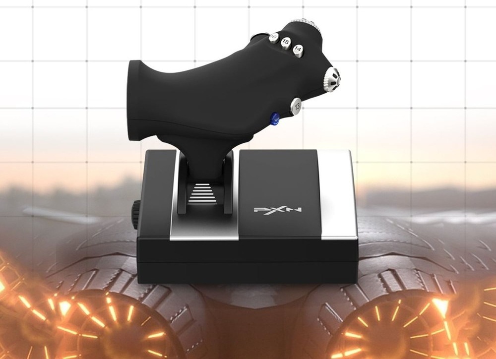 PXN 2119 PRO Flightstick vsádza na praktickú dvojdielnu konštrukciu