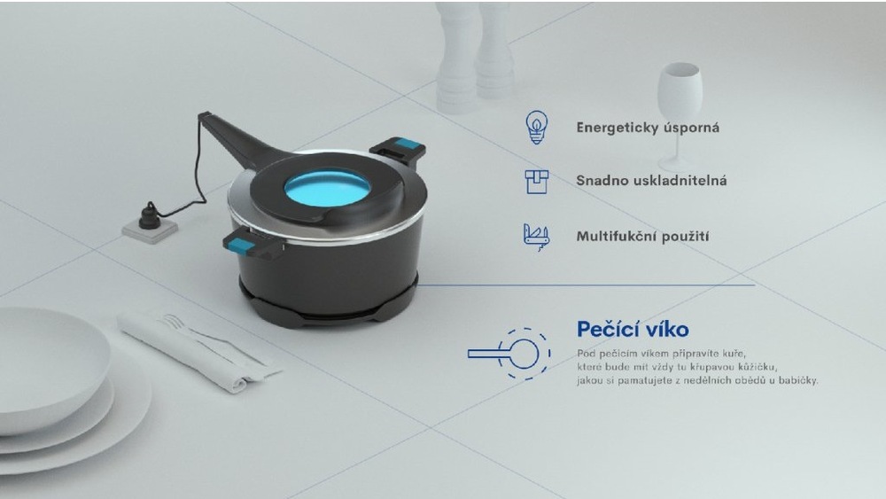 Elektrický hrniec na pečenie Remoska T41/42 Tria Black, pečenie