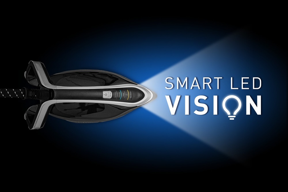 Žehliaci systém Tefal GV9821E0 Pro Express Vision čierny „Žehliaca