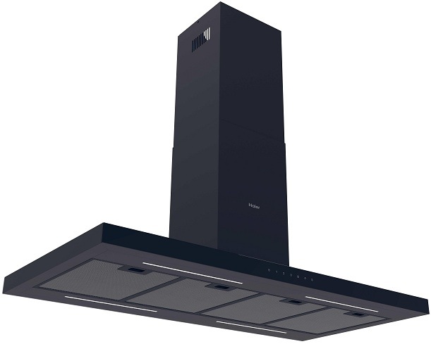 Odsávač pár Haier HATSI120BCS6BVOC čierny odsávač pár Haier HATSI120BCS6BVOC ID FEEL mierne zboku