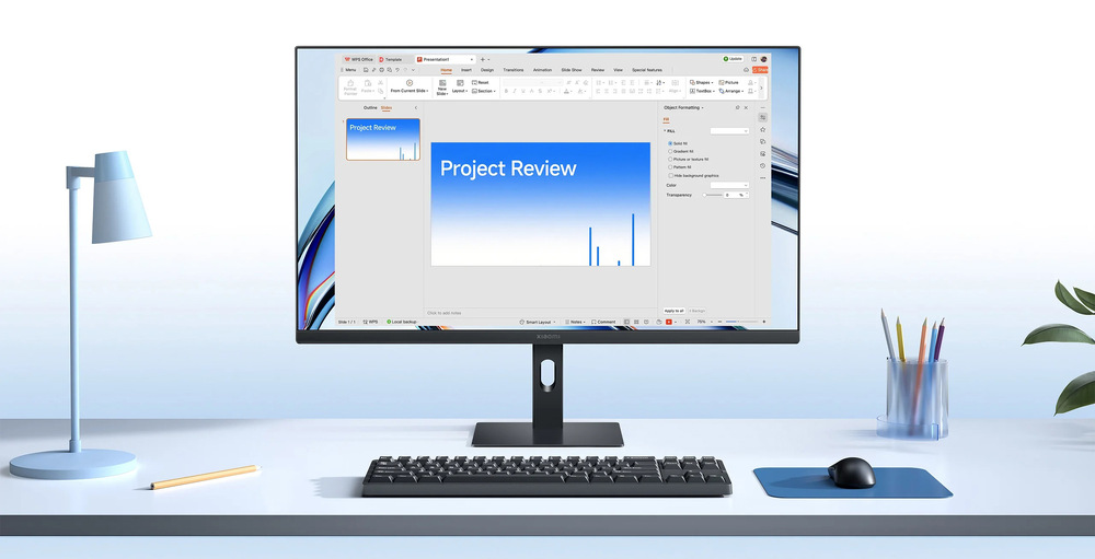 Monitor Xiaomi A27i čierny Full HD rozlíšenie 1920 × 1080 px zaisťuje ostrý, prehľadný obraz vhodný pre prácu, štúdium aj zábavu.