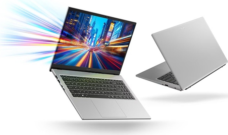 Otvorený notebook Acer Aspire Go 15 s bohatou portovou výbavou