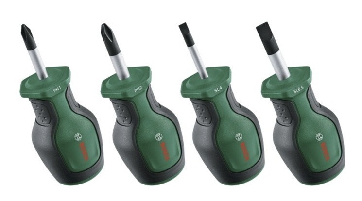 Súprava skrutkovačov Bosch z kvalitnej ocele S2, ergonomické rukoväte