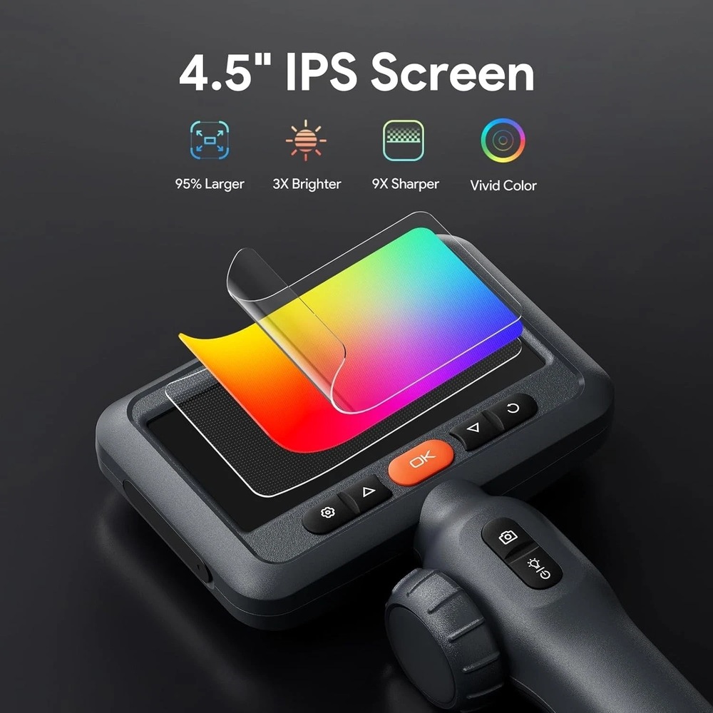Inšpekčná kamera DEPSTECH DS650DL-1,5 DEPSTECH DS650DL-1,5 ponúka 4,5" IPS displej