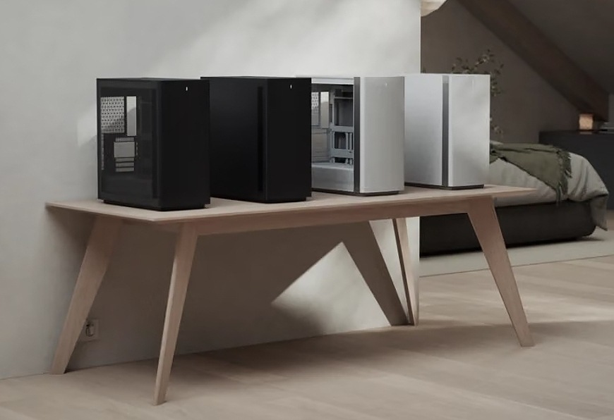 Case FRACTAL DESIGN Define One Light TG Clear Tint biela Varianty počítačových skríň FRACTAL DESIGN Define One v čiernom a bielom prevedení
