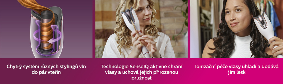 Kulma lokňovač Philips Series 8000 BHB886/00 Autocurler SenseIQ Kulma lokňovač Philips Series 8000 BHB886/00 Autocurler SenseIQ